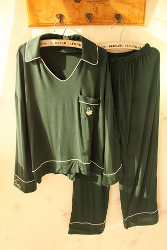 Pyjama pour femme en Coton à manches longues - Ref 2993361