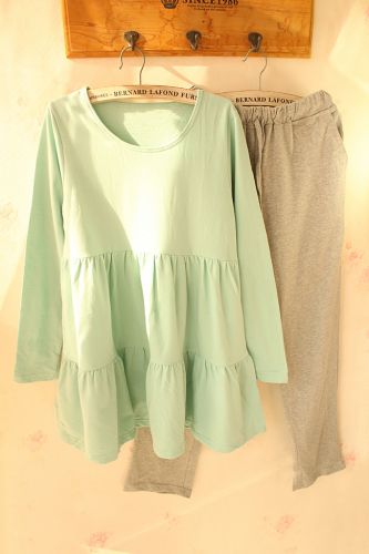 Pyjama pour femme en Coton à manches longues - Ref 2993362