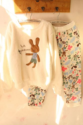 Pyjama pour femme en Coton à manches longues - Ref 2993368