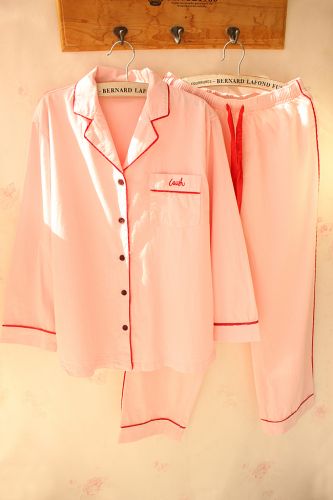 Pyjama pour femme en Coton à manches longues - Ref 2993370