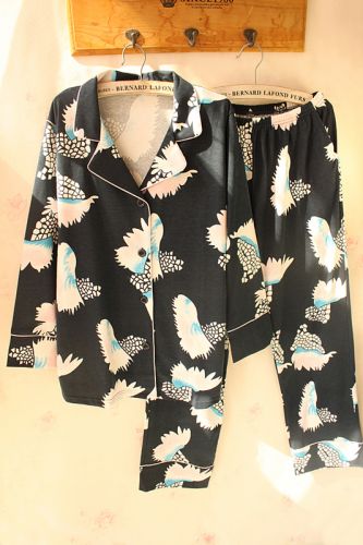 Pyjama pour femme en Coton à manches longues - Ref 2993372
