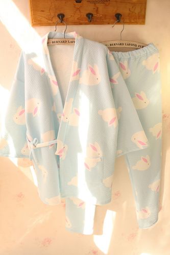 Pyjama pour femme en Coton à manchon moyen - Ref 2993384