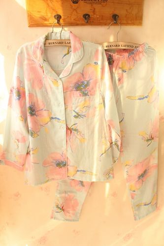 Pyjama pour femme en Coton à manches longues - Ref 2993394