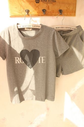 Pyjama pour femme en Coton à manche courte - Ref 2993404