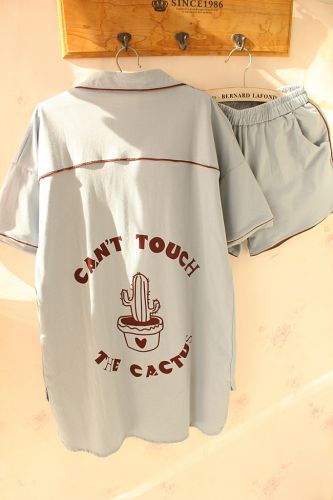 Pyjama pour femme en Coton à manche courte - Ref 2993415