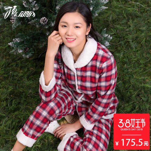 Pyjama pour femme en Coton à manches longues - Ref 2993441