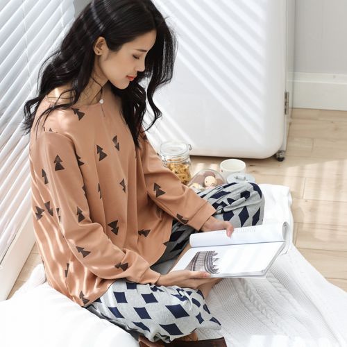 Pyjama pour femme DAMOS LOVE en Coton à manches longues - Ref 2993494