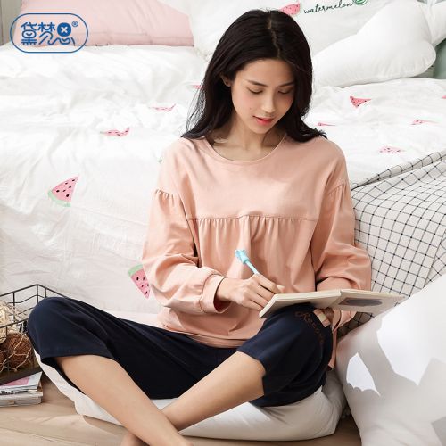 Pyjama pour femme DAMOS LOVE en Coton à manches longues - Ref 2993495