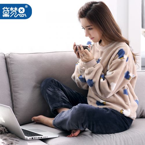 Pyjama pour femme DAMOS LOVE en Polyester à manches longues - Ref 2993499