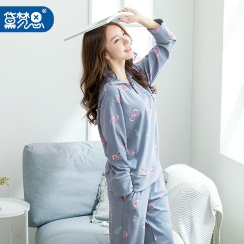 Pyjama pour femme DAMOS LOVE en Coton à manches longues - Ref 2993503