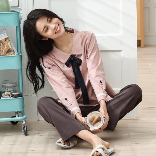 Pyjama pour femme DAMOS LOVE en Coton à manches longues - Ref 2993510