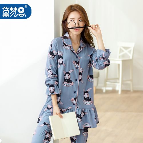 Pyjama pour femme DAMOS LOVE en Coton à manches longues - Ref 2993511