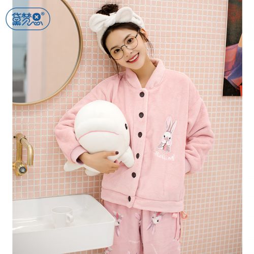 Pyjama pour femme DAMOS LOVE en Polyester à manches longues - Ref 2993523