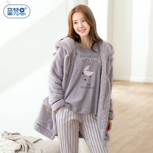 Pyjama pour femme DAMOS LOVE en Polyester à manches longues - Ref 2993524