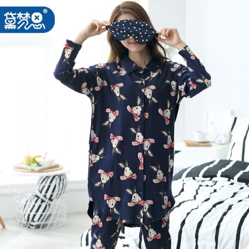 Pyjama pour femme DAMOS LOVE en Coton à manches longues - Ref 2993537