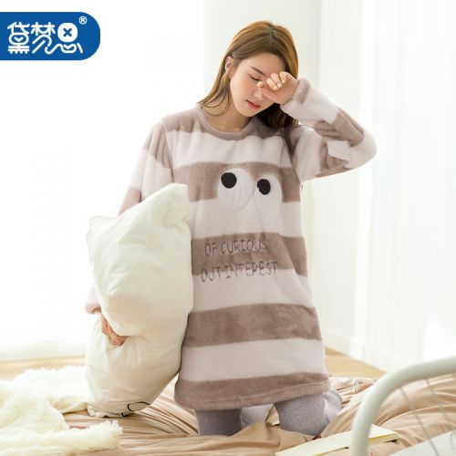 Pyjama pour femme DAMOS LOVE en Polyester à manches longues - Ref 2993549