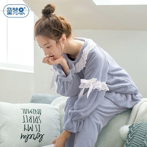 Pyjama pour femme DAMOS LOVE en Polyester à manches longues - Ref 2993553