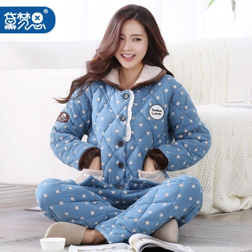Pyjama pour femme DAMOS LOVE en Coton à manches longues - Ref 2993568