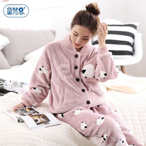 Pyjama pour femme DAMOS LOVE en Polyester à manches longues - Ref 2993569