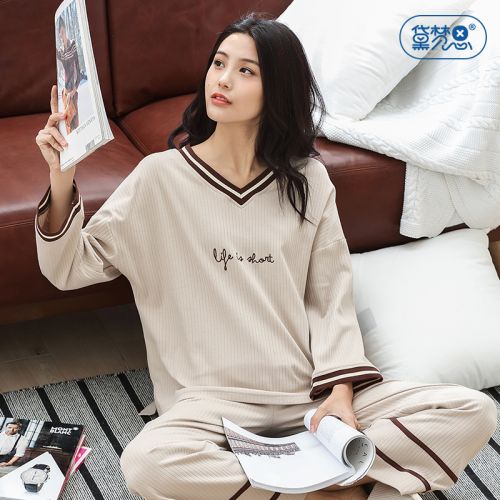 Pyjama pour femme DAMOS LOVE en Coton à manches longues - Ref 2993576