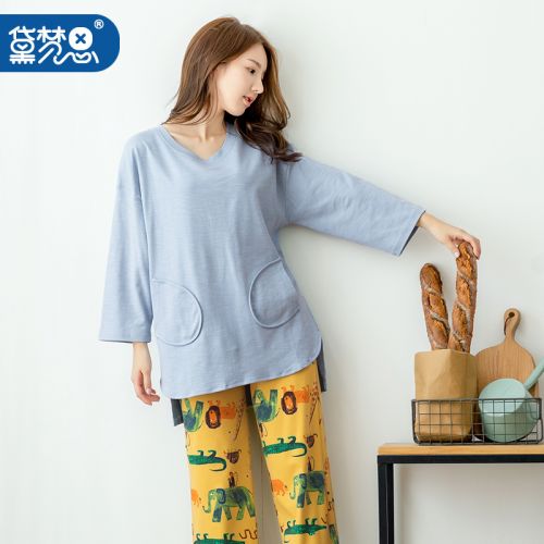 Pyjama pour femme DAMOS LOVE en Coton à manches longues - Ref 2993579
