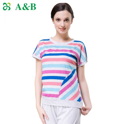 Pyjama pour femme en Coton à manche courte - Ref 2993584