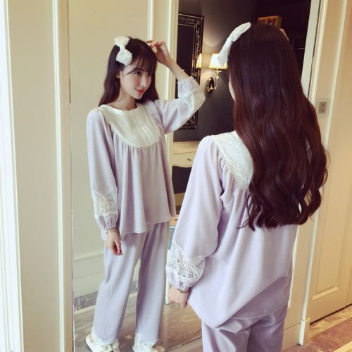 Pyjama pour femme PEACH HONEY en Polyester à neuf manches - Ref 2993616