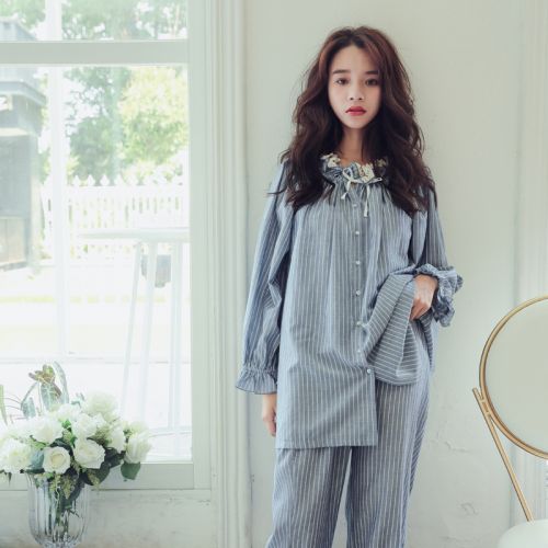 Pyjama pour femme PEACH HONEY en Coton à manches longues - Ref 2993617