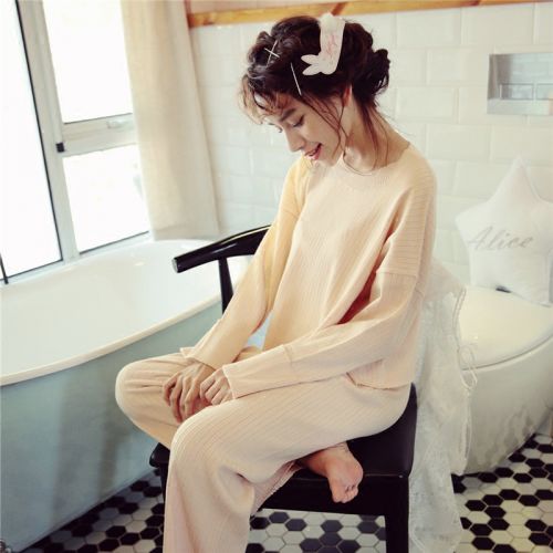 Pyjama pour femme PEACH HONEY en Coton à manches longues - Ref 2993634