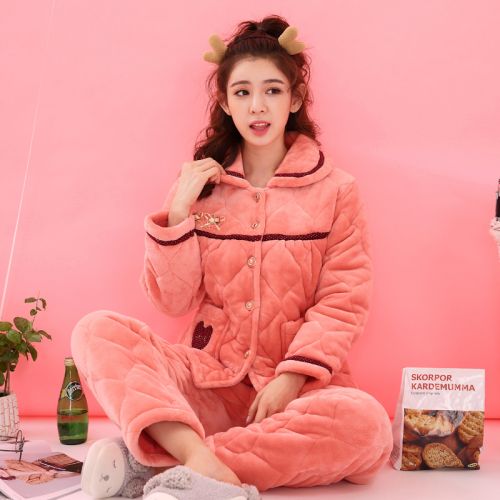 Pyjama pour femme en Polyester à manches longues - Ref 2993787