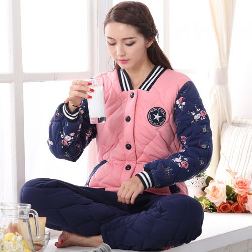 Pyjama pour femme en Coton à manches longues - Ref 2993788