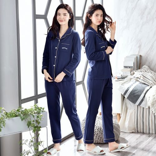 Pyjama pour femme en Coton à manches longues - Ref 2993812
