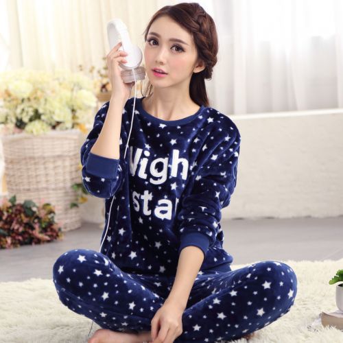 Pyjama pour femme en Polyester à manches longues - Ref 2993822
