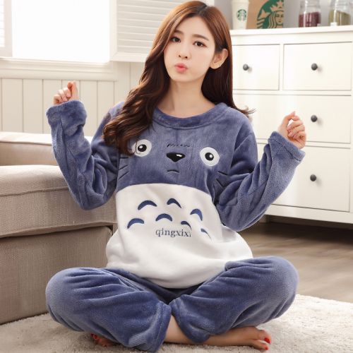 Pyjama pour femme en Polyester à manches longues - Ref 2993890