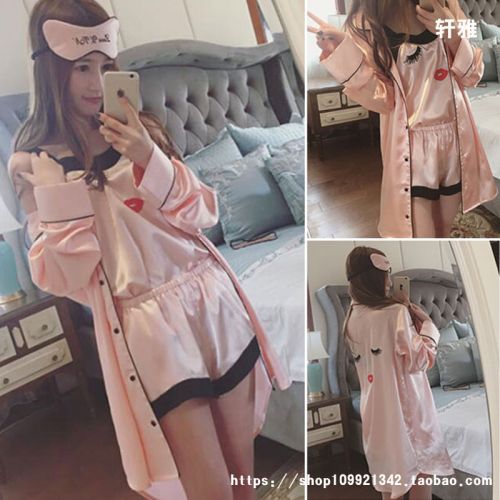 Pyjama pour femme en Soie de glace à sling - Ref 2993893