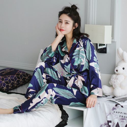 Pyjama pour femme en Polyester à manches longues - Ref 2993904