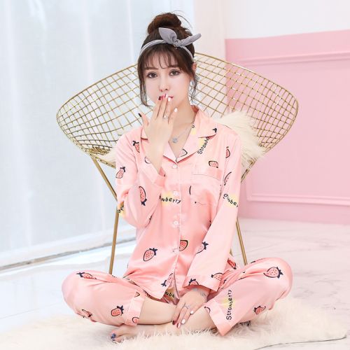 Pyjama pour femme en Polyester à manches longues - Ref 2993949