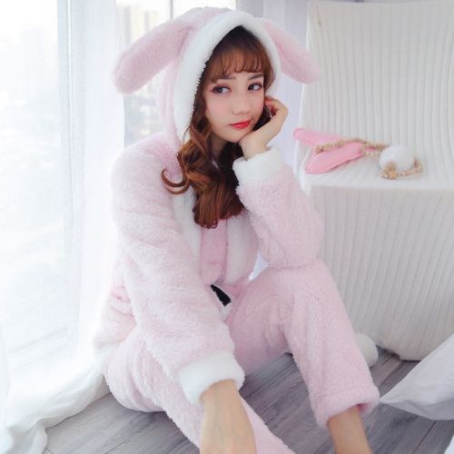 Pyjama pour femme en Down à manches longues - Ref 2993967