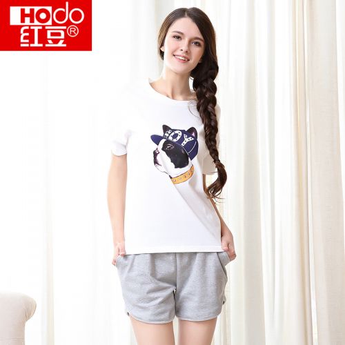 Pyjama pour femme HODO en Coton à manche courte - Ref 2994065