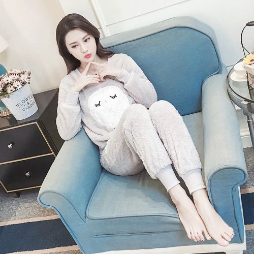 Pyjama pour femme en Polyester à manches longues - Ref 2994080