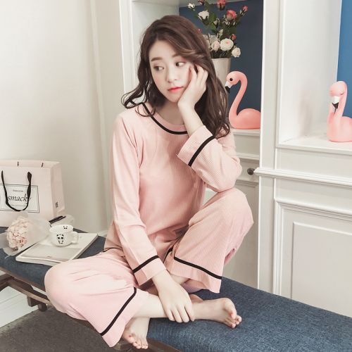 Pyjama pour femme en Coton à neuf manches - Ref 2994081