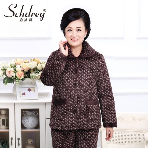 Pyjama pour femme SCHDREY en Polyester à manches longues - Ref 2994087