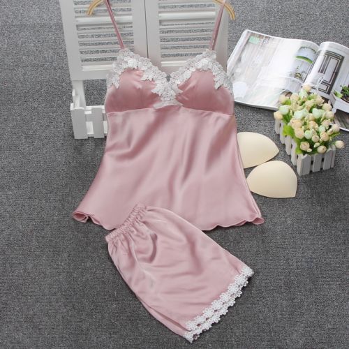 Pyjama pour femme en Soie à sling - Ref 2994129