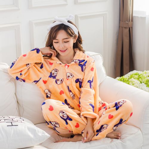 Pyjama pour femme en Polyester à manches longues - Ref 2994131