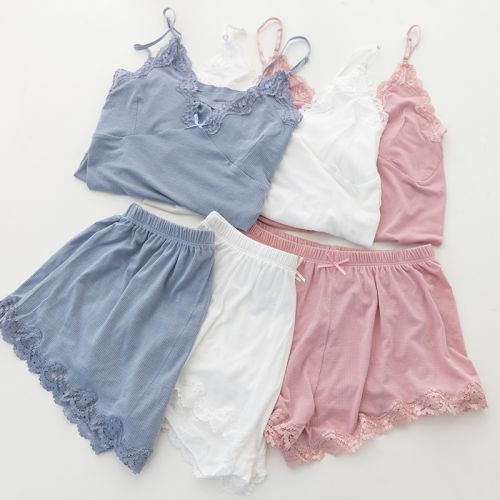 Pyjama pour femme en Coton à sling - Ref 2994132