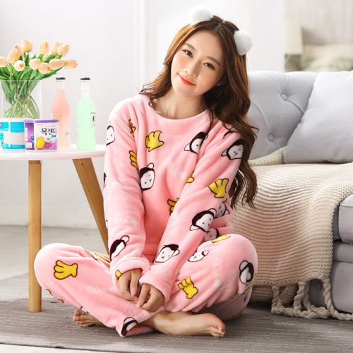 Pyjama pour femme en Polyester à manches longues - Ref 2994145