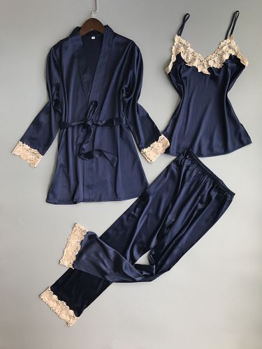 Pyjama pour femme en Polyester à manches longues - Ref 2994154