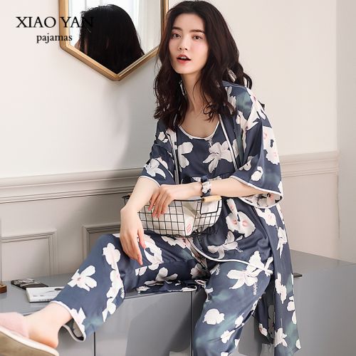 Pyjama pour femme en Polyester à manchon moyen - Ref 2994169