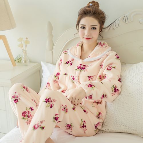 Pyjama pour femme en Polyester à manches longues - Ref 2994194