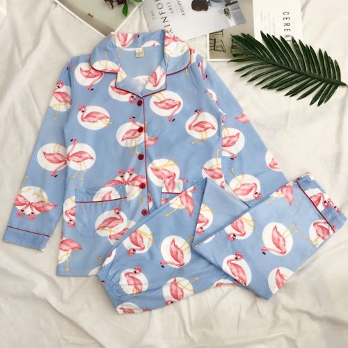 Pyjama pour femme en Coton à manches longues - Ref 2994201